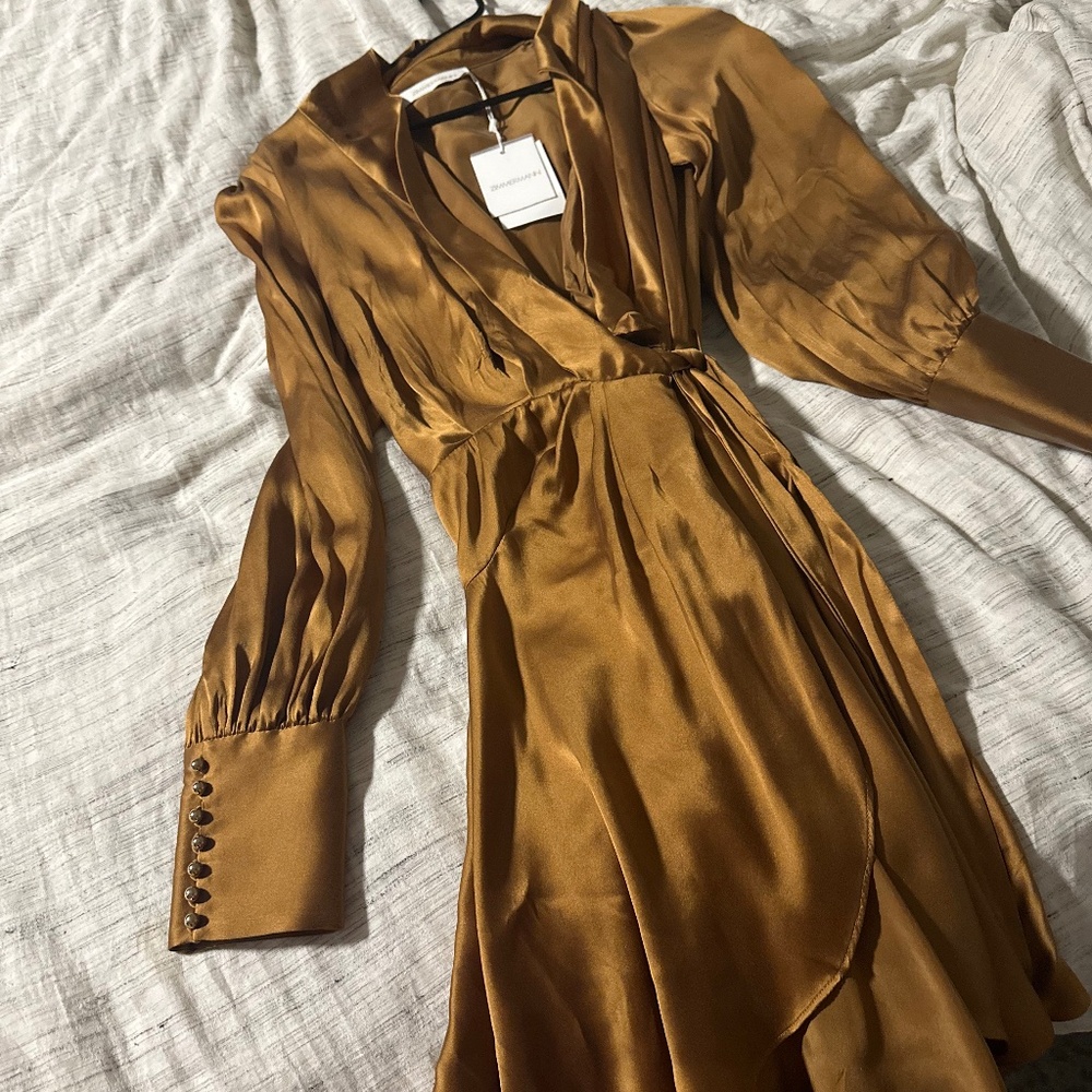 Zimmerman silk long sleeve dress